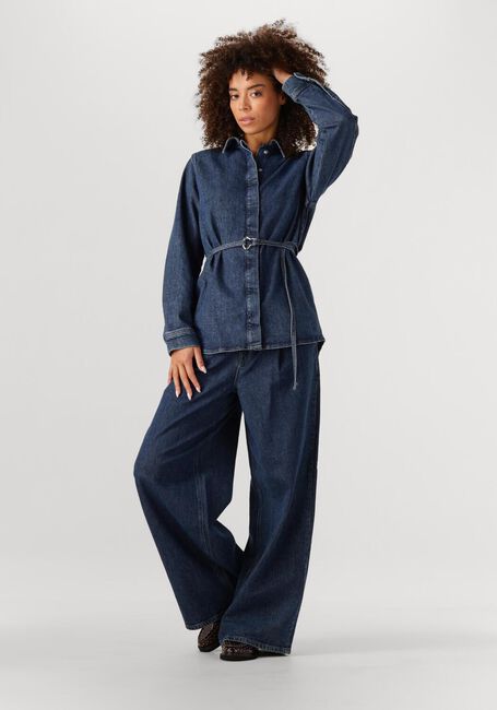 Dunkelblau SELECTED WOMEN Wide jeans SLFEXTRA WIDE SELMA-NOA HW JEANS - large