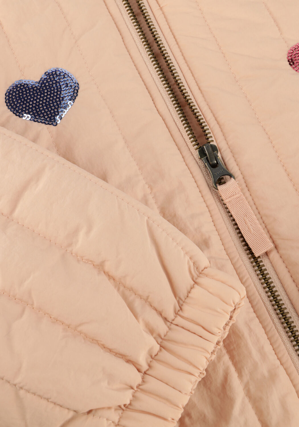 Hell-Pink KONGES SLOJD Wattierte Jack JUNO SEQUIN BOMBER JACKET - large