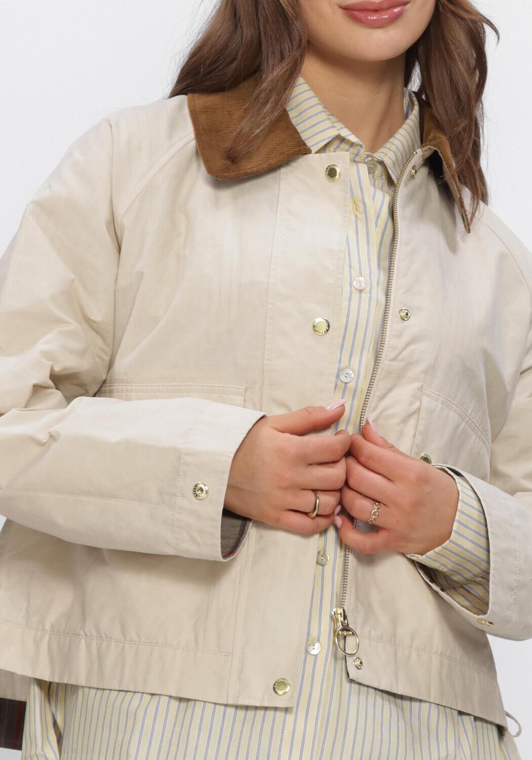 Beige BARBOUR Jack MEDLAND SHOWERPROOF JACKET - large