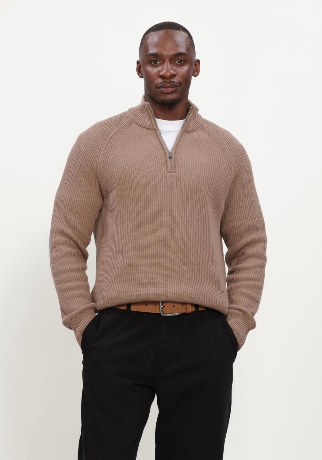 Camelfarbene MATINIQUE Pullover MAHELLSON Z - large