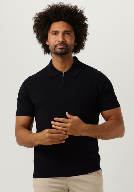 Dunkelblau TIGER OF SWEDEN Polo-Shirt ORBIT SS - large