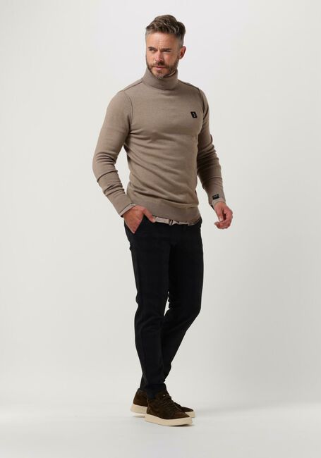 Beige BUTCHER OF BLUE Rollkragenpullover CLIFDEN COLL - large