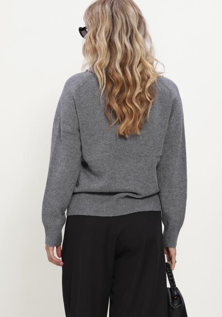 Graue ROUGE EDIT Pullover ROUKATE L/S V-NECK KNIT/1 - large