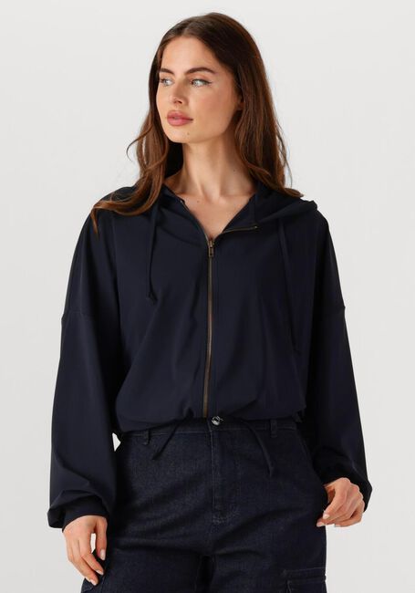Dunkelblau PENN & INK Strickjacke HOODIE W25F1739 - large