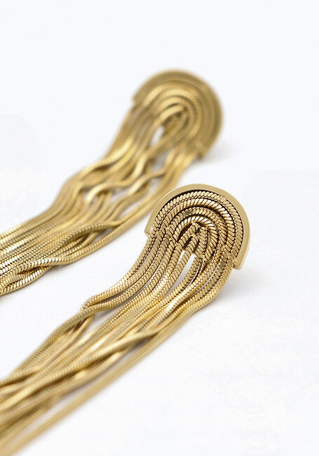 Goldfarbig NOTRE-V Ohrringe EARRING LONG - large