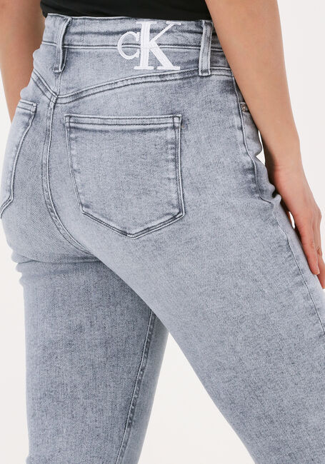 Hellgrau CALVIN KLEIN Skinny jeans HIGH RISE SKINNY ANKLE - large