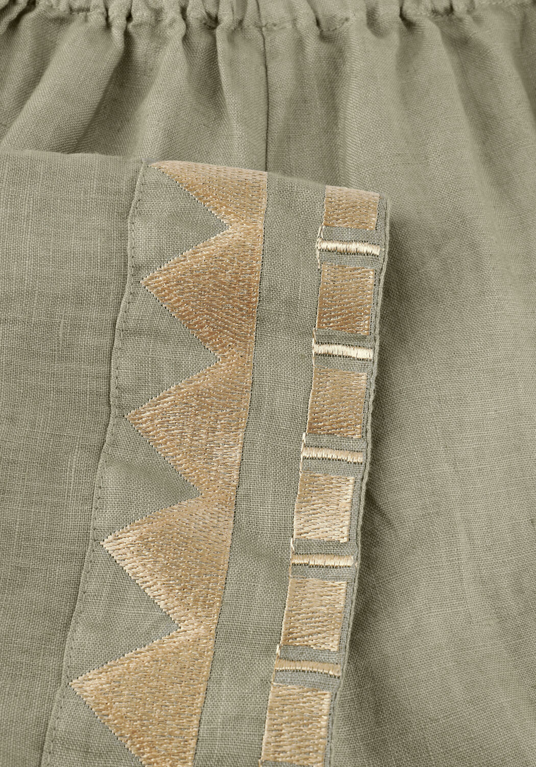 Gr&uuml;ne GREEK ARCHAIC KORI Hosen S26K-2071099 - large