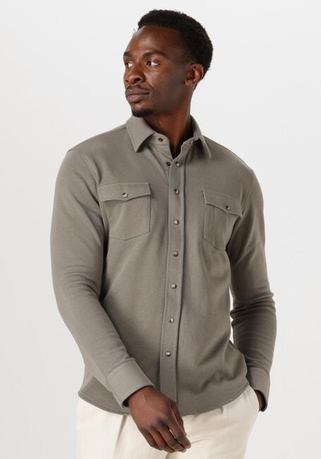 Grüne PROFUOMO Casual-Oberhemd OVERSHIRT WESTER - large