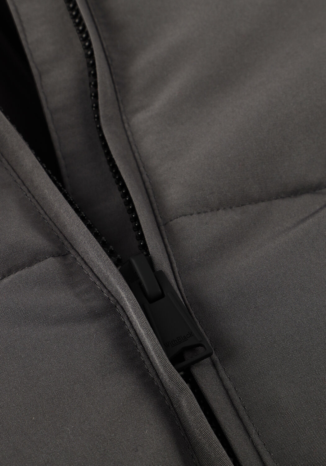 Dunkelgrau WITHBLACK Wattierte Jack WBLSOPHIE MAXI PUFFER COAT - large