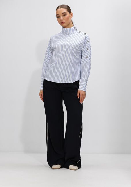 Blaue CO'COUTURE Blusen DEVIN ASYM CC BUTTON BLOUSE - large