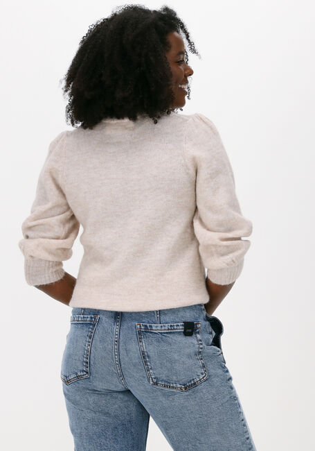 Sand SELECTED FEMME Pullover LULU 3/4 KNIT O-NECK - large