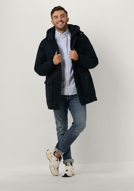 Dunkelblau TOMMY HILFIGER Parkas ROCKIE NON FUR DOWN PARKA - large
