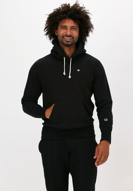 Schwarze CHAMPION Sweatshirt REVERSE WEAVE HOODIE - large