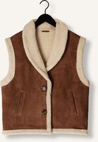 Braune JANICE Gilet LAMMY VEST DAMES JUSTIN SUEDE Braune JANICE Gilet LAMMY VEST DAMES JUSTIN SUEDE - medium