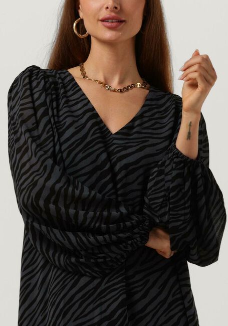 Dunkelgrau MODSTRÖM Minikleid ARIELLA PRINT DRESS - large