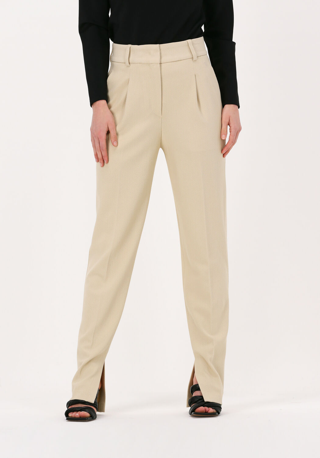 Sand VANILIA Chino RIB CHINO SPLIT | Omoda