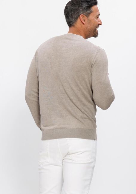 Beige GENTILUOMO Pullover ROUND NECK LS - large