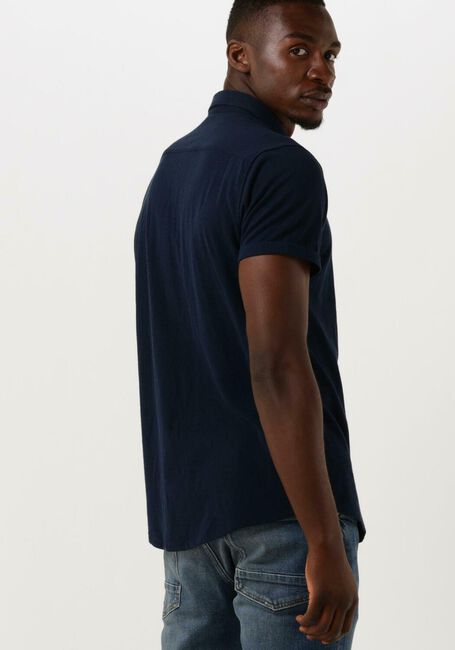 Dunkelblau DSTREZZED Casual-Oberhemd KIRK SHIRT MELANGE PIQUE SS - large