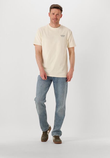 Nicht-gerade weiss PURE PATH T-shirt REGULAR FIT CREWNECK SS T-SHIRTS - large