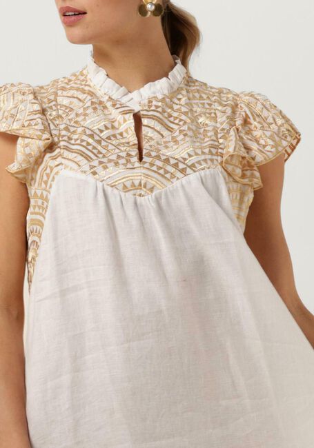 Weiße GREEK ARCHAIC KORI Maxikleid 230089 - large