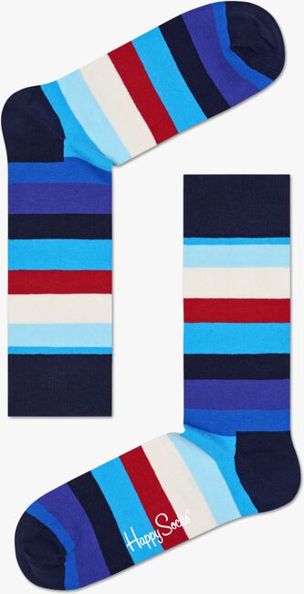 Blaue HAPPY SOCKS Socken STRIPE - large