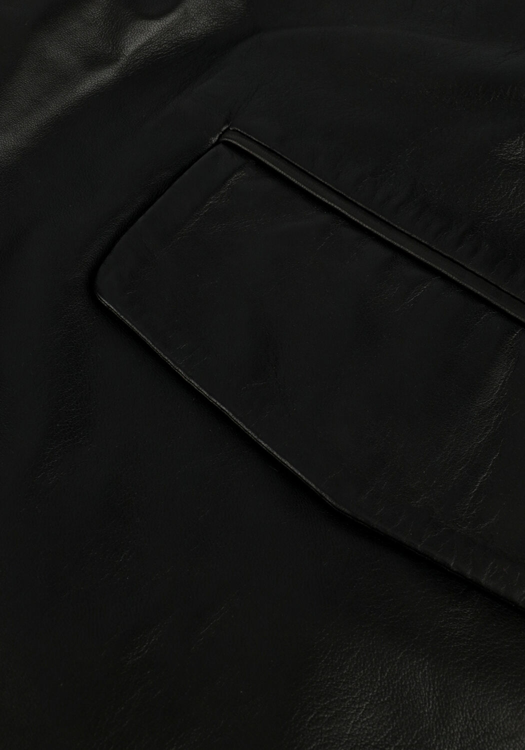 Schwarze CO'COUTURE Minikleid PHOEBE V-SPENCER LEATHER DRESS - large