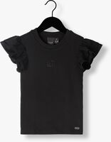 Schwarze NIK & NIK T-shirt VOLANT SLEEVE RIB T-SHIRT - medium