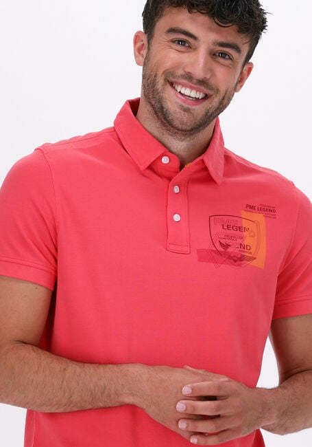 Koralle PME LEGEND Polo-Shirt SHORT SLEEVE POLO STRETCH PIQUE - large