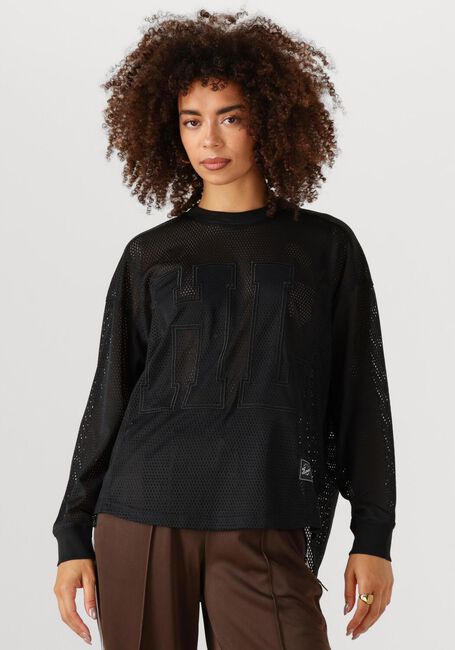 Schwarze HAUTE L'AMITIÉ Tops & T-shirts DRIFT LS SPORTS BLOUSE - large