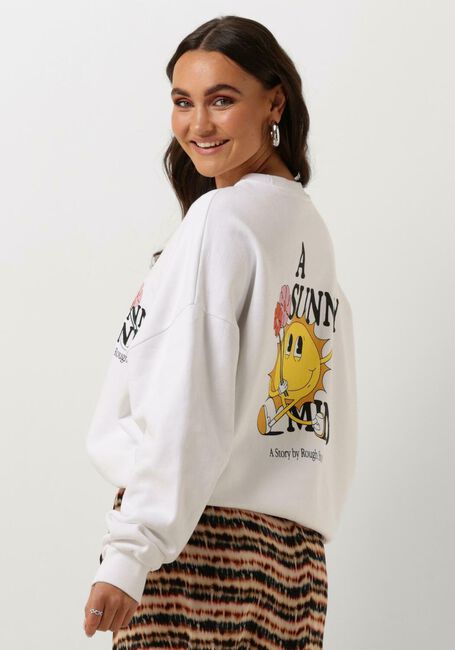Weiße ROUGH STUDIOS Sweatshirt SUNNY MIND SWEATSHIRT - large