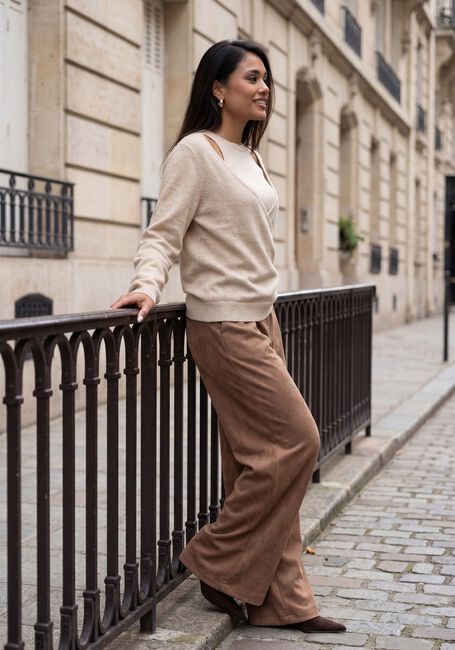 Beige NUKUS Pullover MEREL PULLOVER LUREX - large