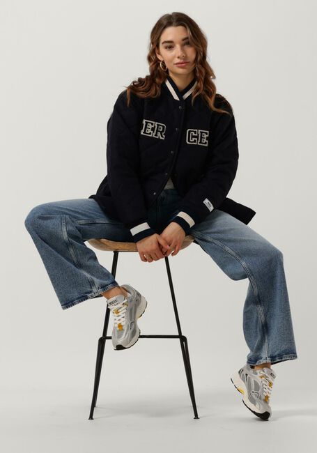 Dunkelblau MERCER AMSTERDAM Jack THE MERCER QUILTED VASRSITY WOOL - large