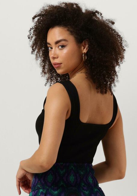 Schwarze ALIX THE LABEL Top LADIES KNITTED CORSET TOP - large