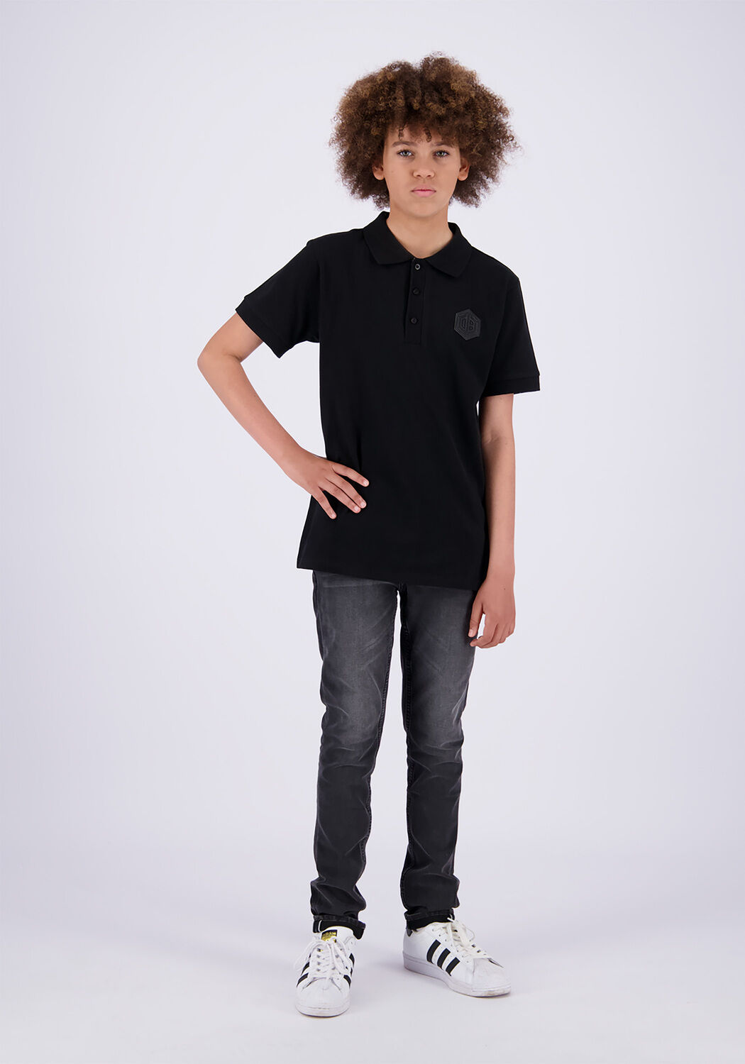 Schwarze VINGINO Polo-Shirt KIYANO - large