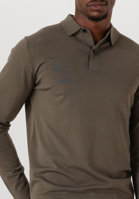 Grüne GENTI Pullover POLO LS - large