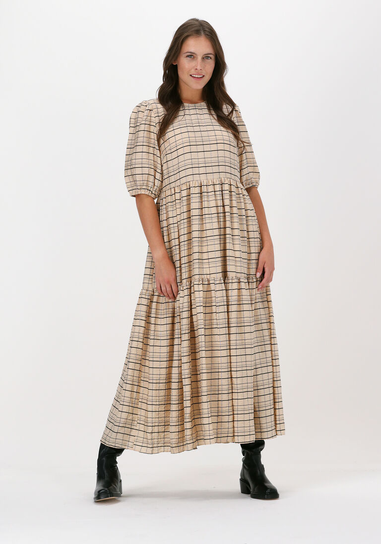 beige catwalk junkie maxikleid dr glow