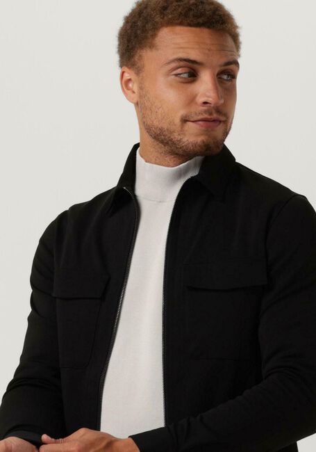 Schwarze GENTI Overshirt S6000-1967 - large