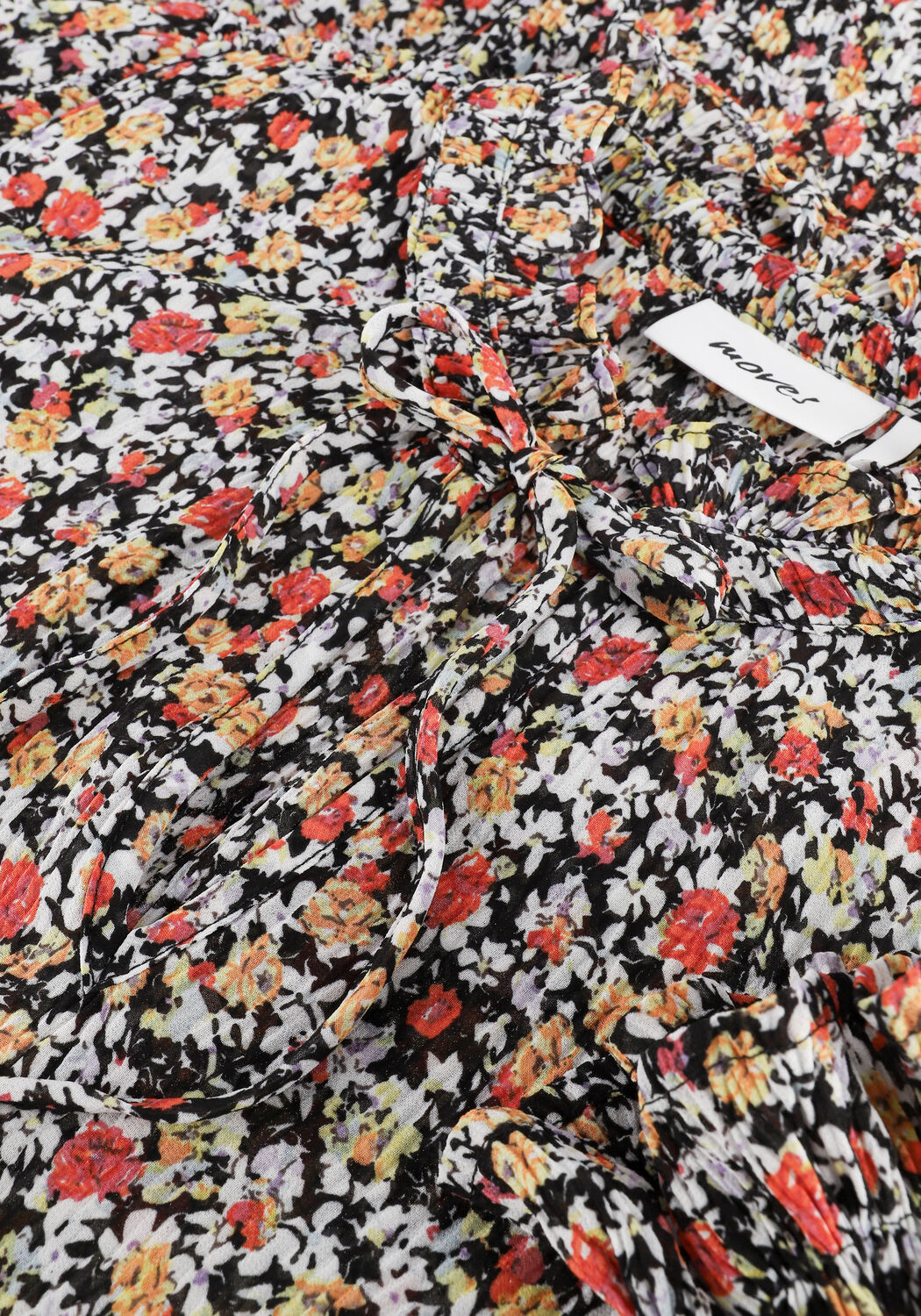 Schwarze MOVES Maxikleid LAVISA 2468 - large