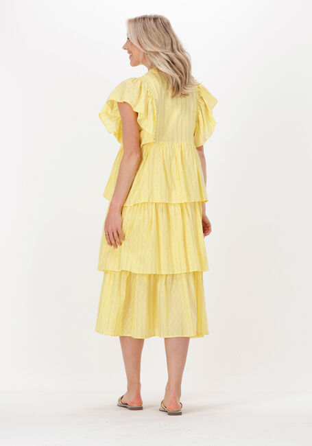 Gelbe Y.A.S. Midikleid YASPALA SS MIDI DRESS - FEST - large
