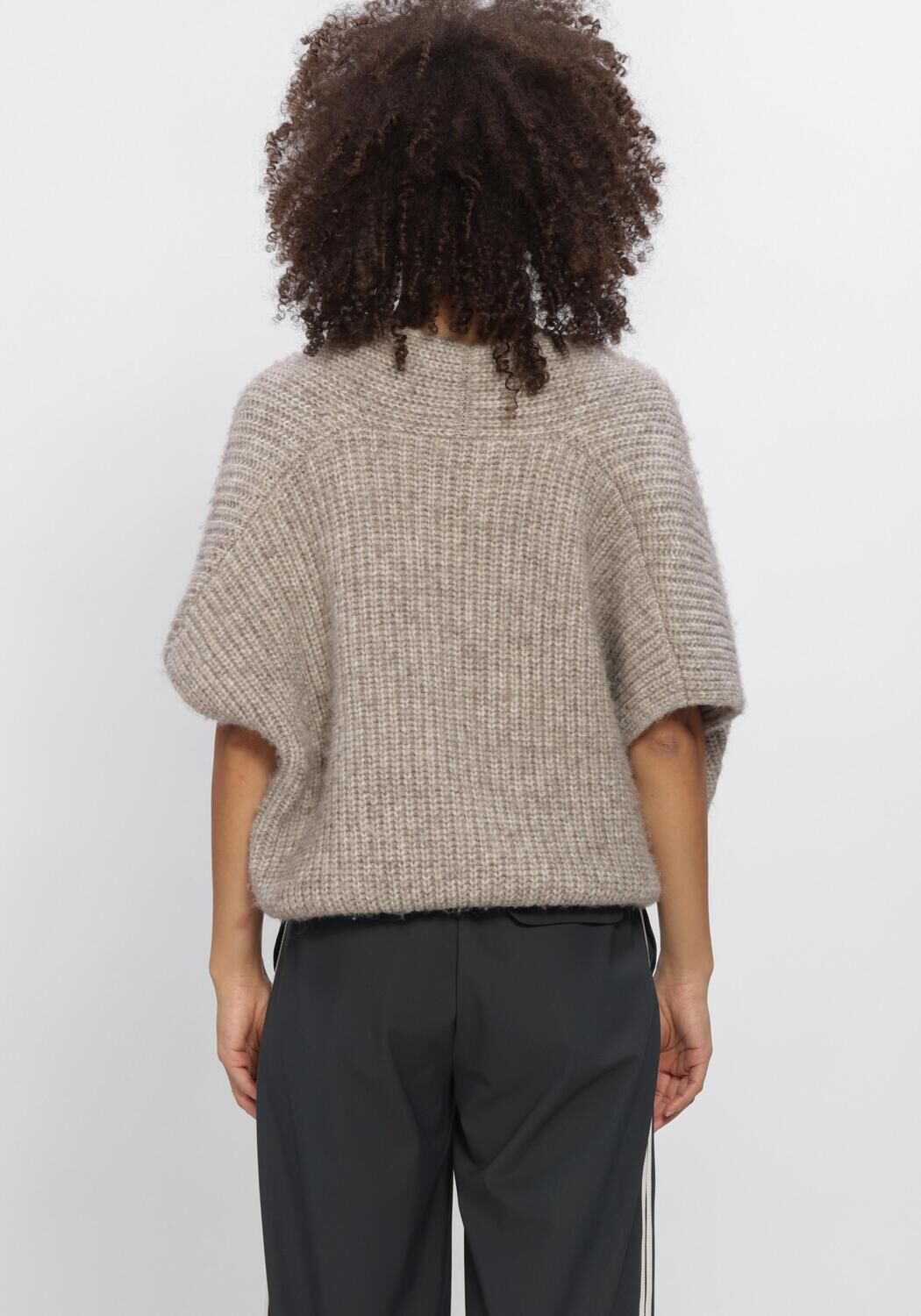 Taupe PENN & INK Pullover W26C396 - large