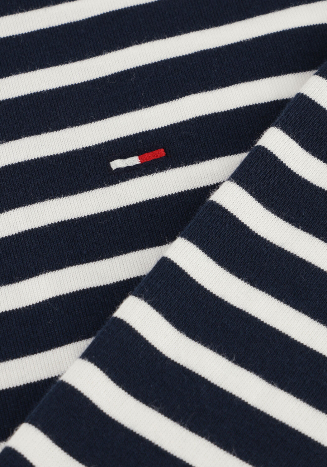 Blaue TOMMY JEANS Polos & T-Shirts TJM REG SFLAG BRETON STRIPE LS - large