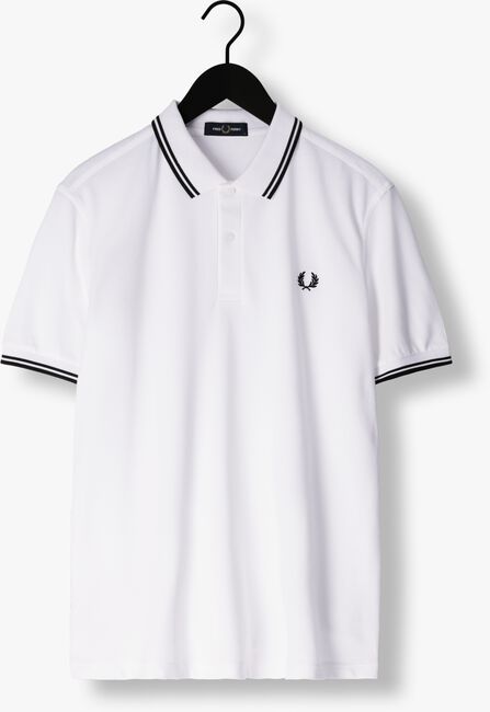 Weiße FRED PERRY Polo-Shirt THE TWIN TIPPED FRED PERRY SHIRT - large
