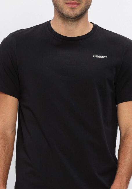Schwarze G-STAR RAW T-shirt SLIM BASE R T S\S - large