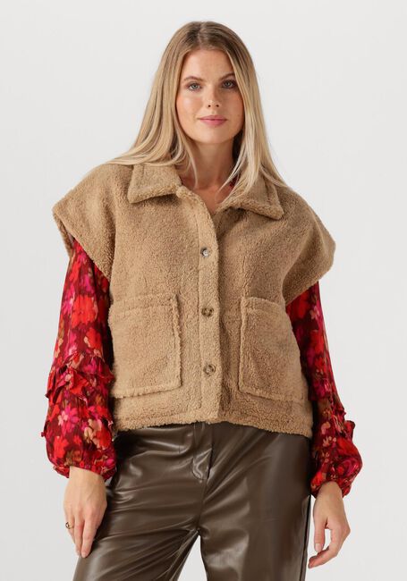 Camelfarbene YDENCE Gilet GILET REJOU - large