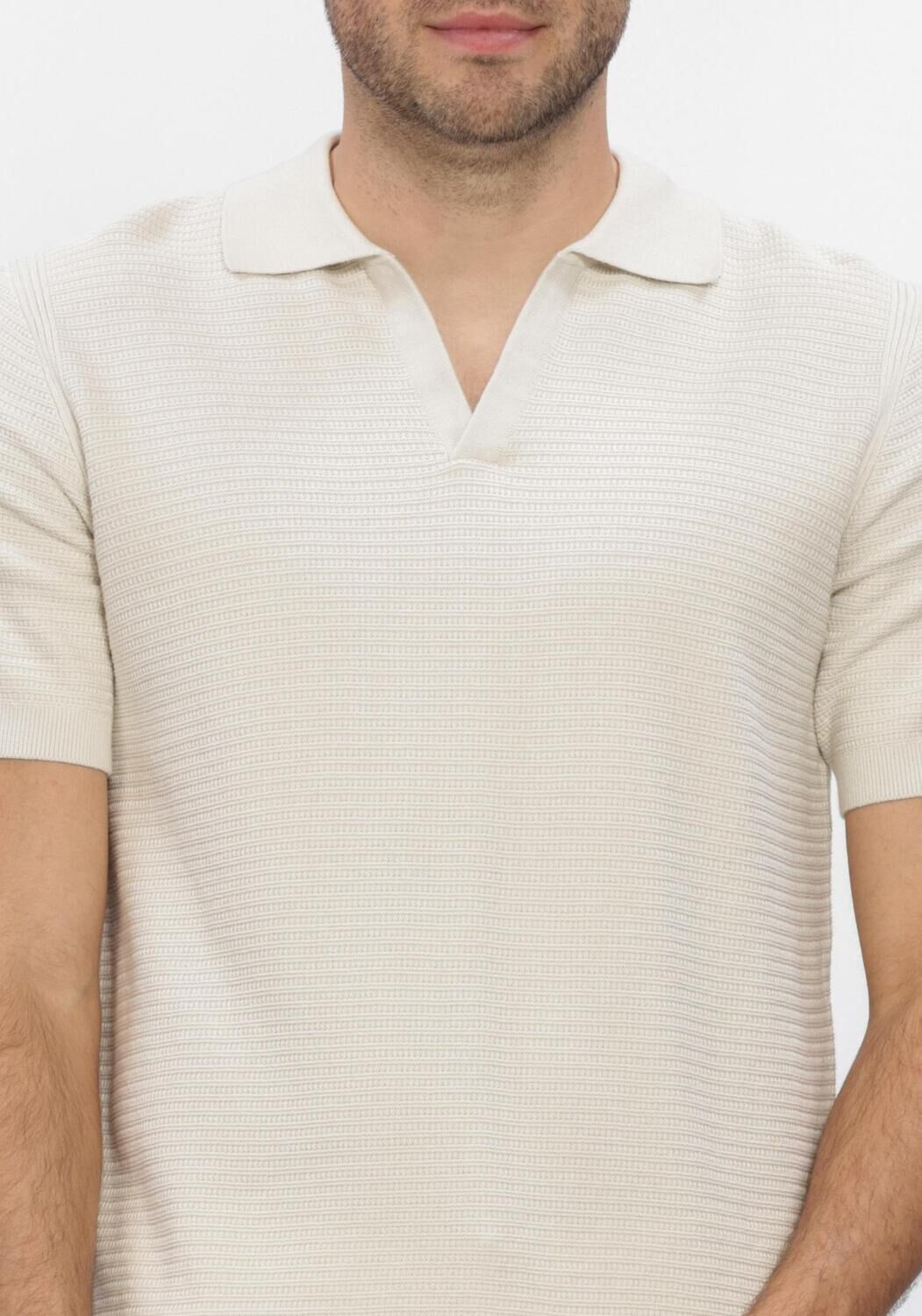 Beige DSTREZZED Polo-Shirt KOSTAS POLO - large