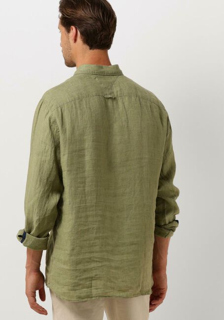 Olive TOMMY HILFIGER Casual-Oberhemd PIGMENT DYED LI SOLID RF SHIRT - large
