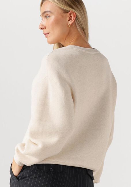 Ecru SUMMUM Pullover SWEATSHIRT SOFT SWEAT - large