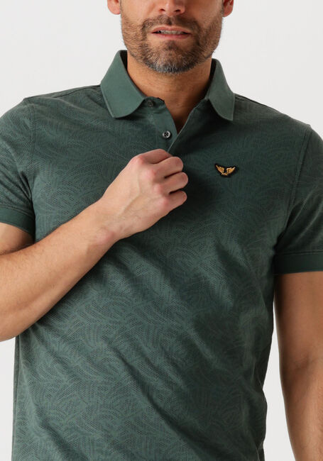 Grüne PME LEGEND Polo-Shirt SHORT SLEEVE POLO JACQUARD JERSEY - large