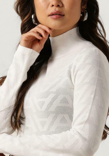 Weiße ALIX THE LABEL Tops & T-shirts LADIES KNITTED A MESH TOP - large