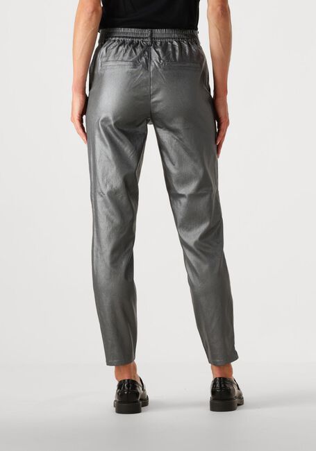 Graue OBJECT Hose OBJBELLE LISA COATED PANT - large